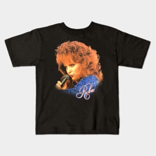 Reba McEntire // Vintage Faded 80s Kids T-Shirt